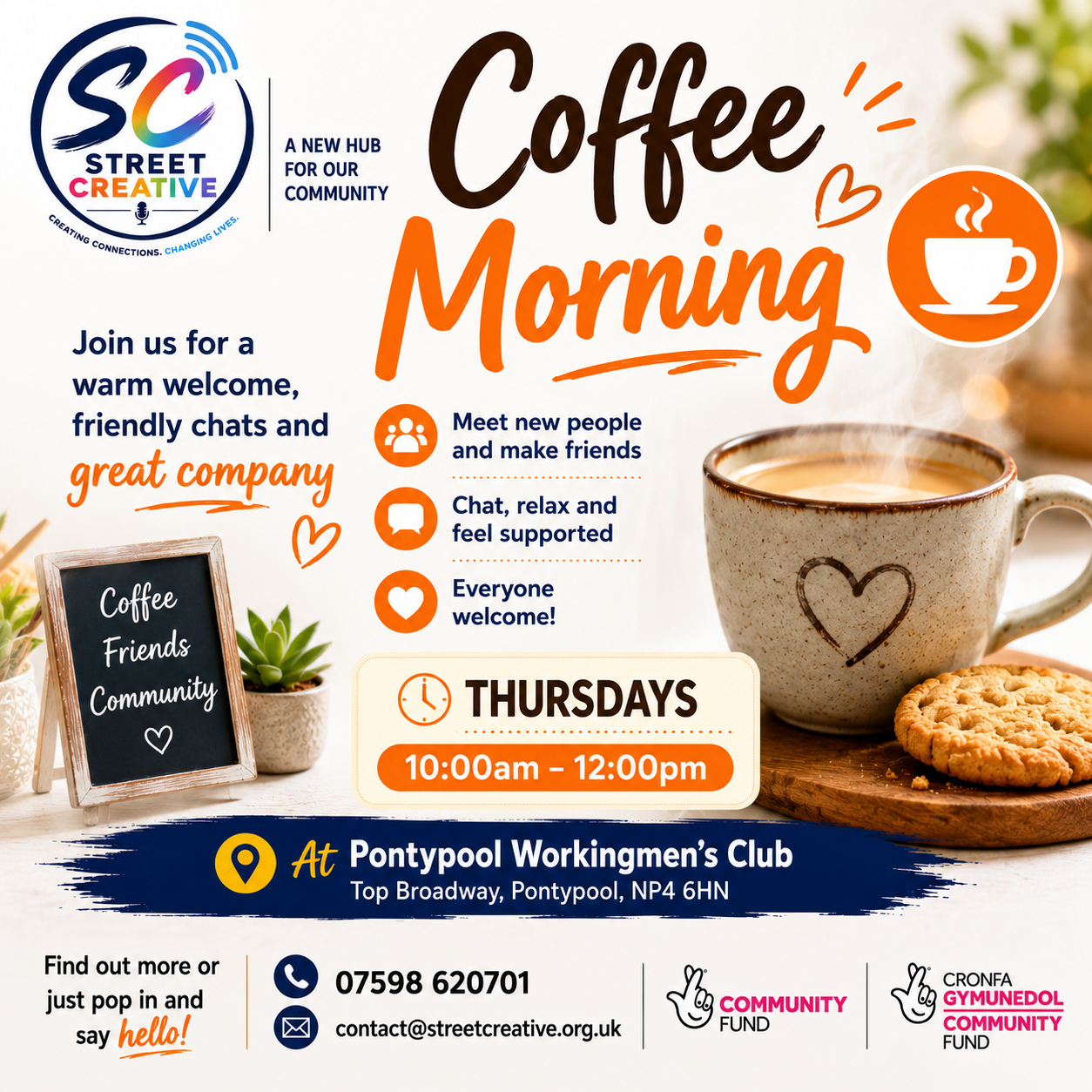 Coffee Morning @ Pontypool Workingmen's club